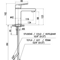Смеситель Slezak RAV Колорадо CO128.5BC - Превью изображения №2 — Интернет-Магазин TECNO.BY