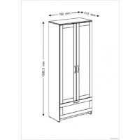 Mio Tesoro Сириус 2-х створчатый 1 ящик 2.02.01.240.3 (дуб сонома) Image #6