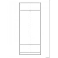 Mio Tesoro Сириус 2-х створчатый 1 ящик 2.02.01.240.3 (дуб сонома) Image #5