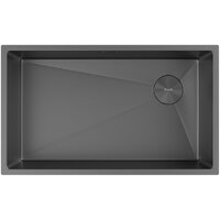 Кухонная мойка ZorG Zerox 74 U / IF Side SF Zurinox PVD Gunblack - Превью изображения №3 — Интернет-Магазин TECNO.BY