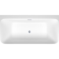 Wellsee Clermont 150x73 28260101R (пристенная ванна белый глянец, экран, ножки, сифон-автомат хром) Image #4
