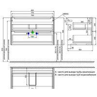 IDDIS Тумба под умывальник Edifice EDI80L0i95 Image #10
