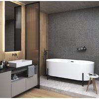 Wellsee FR.Euphoria 2.0 166x77 235501004 (отдельностоящая ванна белый глянец, экран, ножки золото, сифон-автомат золото) Image #8