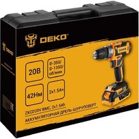 Deko ZKCD20V 084-1007 (с 2-мя АКБ, кейс) Image #3