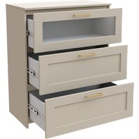 Mio Tesoro Нави 3 ящика 2.15.02.020.19 (кашемир со стеклом) Image #3