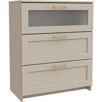 Mio Tesoro Нави 3 ящика 2.15.02.020.19 (кашемир со стеклом) Image #2