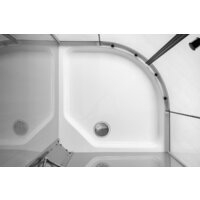 Saniteco SNT-92 90х90 (серый/тонированное стекло) Image #4