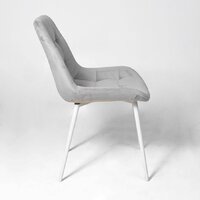 Алвест AV 405 (светло-серый бархат Н-09/белый) Image #4