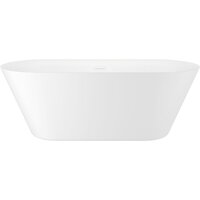 Wellsee Cute Twin R 168x75 23840102R (отдельностоящая ванна белый глянец, экран, ножки, сифон-автомат глянцевый белый)
