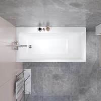 Lauter Seraphina 170x80 2112170L (с ножками и сифоном 21Y32001 матовый черный) Image #9