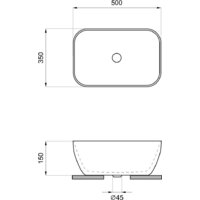 Умывальник Wellsee Air Gap S 338501000 - Превью изображения №9 — Интернет-Магазин TECNO.BY