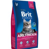 Brit Premium Cat Adult Chicken с курицей 8 кг