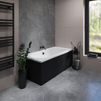 Lauter Ava 170 21208070 (с ножками, лицевым экраном черного цвета и сифоном 21Y32001 матовый черный) Image #9