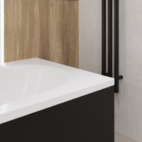 Lauter Ava 170 21208070 (с ножками, лицевым экраном черного цвета и сифоном 21Y32001 матовый черный) Image #20