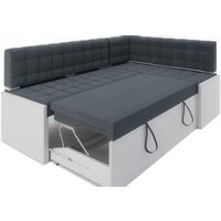 Мебель-АРС Ганновер правый 208x82x133 (велюр серо-синий HB-178 26) Image #6