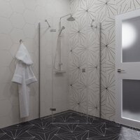 Triton Сигма 100x100 (хром, без поддона) Image #8