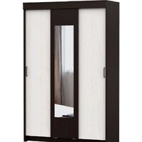 NN мебель ШКП 2 (дуб венге/ясень анкор светлый)