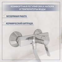 Смеситель Lauter Art 21CK9680C с лейкой Living Nevada 21S10146 - Превью изображения №2 — Интернет-Магазин TECNO.BY