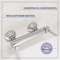 Смеситель Lauter Velvet 21СК9696С с лейкой Relexa Nevada 21S10146 - Превью изображения №3 — Интернет-Магазин TECNO.BY