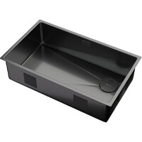 Кухонная мойка ZorG Zerox 74 U / IF Side SF PVD Gunblack - Превью изображения №2 — Интернет-Магазин TECNO.BY