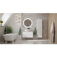 Belux Тумба под умывальник Джаз НП 90-02 (белый глянец) Image #2
