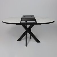 Мамадома Ronaldo-120 раздвижной 120-160 (patagonoa bianco gloss premium cer/черный) Image #17