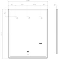 Vigo Зеркало Roberta Luxe 800 Image #7