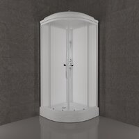 Saniteco SNT-88 90х90 (белый/прозрачное стекло) Image #13