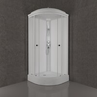 Saniteco SNT-88 90х90 (белый/прозрачное стекло) Image #14