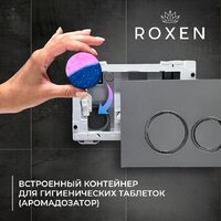 Унитаз подвесной Roxen Titan в комплекте с инсталляцией StounFix Dual Fresh 6 в 1 967219 (кнопка: хром) - Превью изображения №16 — Интернет-Магазин TECNO.BY