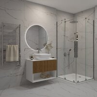  ЗОВ Тумба под умывальник Кито-2 2K80LW0MRMC-LDSPW (белый/тростник) - Превью изображения №7 — Интернет-Магазин TECNO.BY