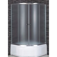 Coliseum Отлон Т-100 100x100 (хром/тонированное стекло)