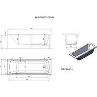 Ванна Alex Baitler Onega 170x60 - Превью изображения №4 — Интернет-Магазин TECNO.BY