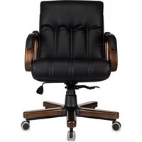 Офисное кресло Бюрократ T-9932W-LOW-Eco (черный, экокожа) - Превью изображения №2 — Интернет-Магазин TECNO.BY