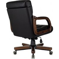 Офисное кресло Бюрократ T-9932W-LOW-Eco (черный, экокожа) - Превью изображения №5 — Интернет-Магазин TECNO.BY