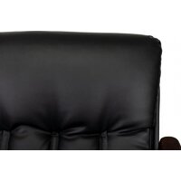Офисное кресло Бюрократ T-9932W-LOW-Eco (черный, экокожа) - Превью изображения №9 — Интернет-Магазин TECNO.BY