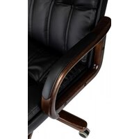 Офисное кресло Бюрократ T-9932W-LOW-Eco (черный, экокожа) - Превью изображения №6 — Интернет-Магазин TECNO.BY