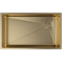 Кухонная мойка ZorG Zerox 74 U / IF Side SF PVD Gold - Превью изображения №3 — Интернет-Магазин TECNO.BY