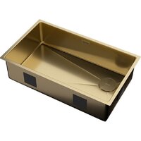 Кухонная мойка ZorG Zerox 74 U / IF Side SF PVD Gold - Превью изображения №2 — Интернет-Магазин TECNO.BY