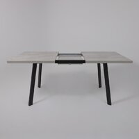 Listvig Hagen 140 раздвижной 140-180x85 (цемент/черный) Image #6