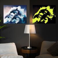 Молли Дельфины в море 40x50 FHR0570 Image #2