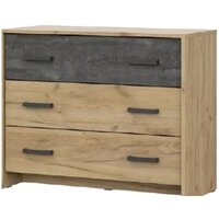 NN мебель МСП 1 90 (дуб золотой/камень темный)