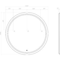 Vigo Зеркало Holly Classic 1000 Image #10