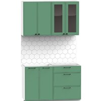 Интермебель Лион-11 1.2м без столешницы (мята софт)