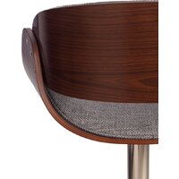 TetChair Lando (серый/орех/хром) Image #10