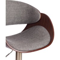 TetChair Lando (серый/орех/хром) Image #7