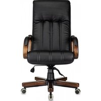 Бюрократ T-9932Walnut (черный, экокожа)