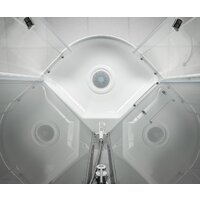 Saniteco SNT-84 90х90 (серый/прозрачное стекло) Image #3