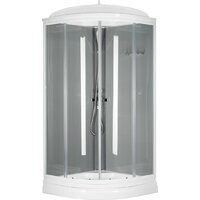 Saniteco SNT-84 90х90 (серый/прозрачное стекло) Image #2