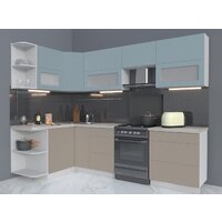 Интерлиния Мила Матте 1.5x2.7 Б левая (океан/луна/травертин серый)